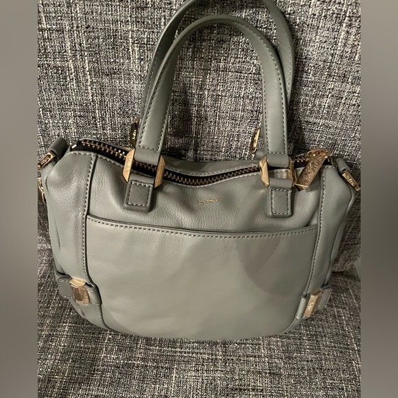 Botkier Light Gray Leather Satchel/ hobo - Picture 5 of 9